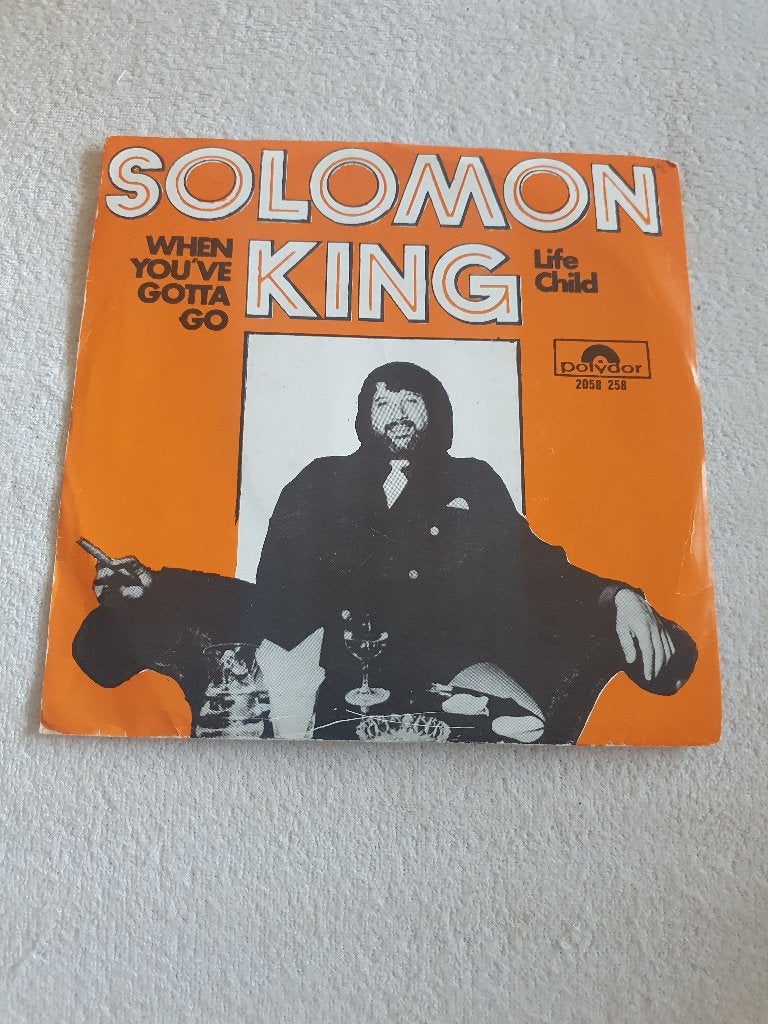 S - Solomon King – When You've Gotta Go - 1972, CD & DVD, Enlèvement ou Envoi, 7 inch, Comme neuf, EP