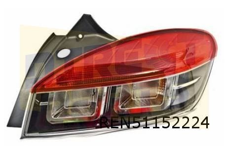 Renault Megane III (12/08-7/16) achterlicht rechts binnen (B, Neuf, -, Renault, -