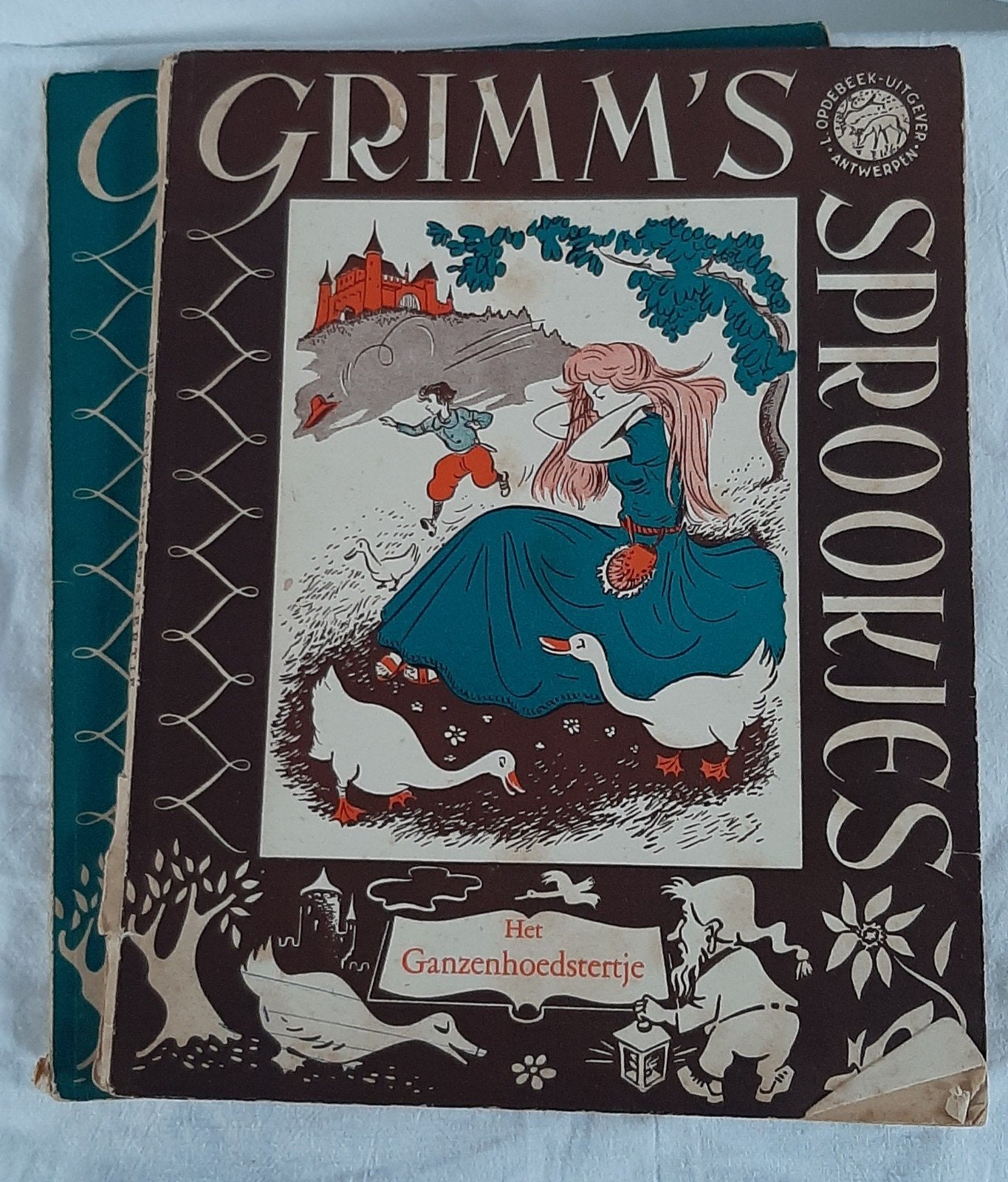 2 boeken Grimm's sprookjes, Enlèvement ou Envoi, Grimm