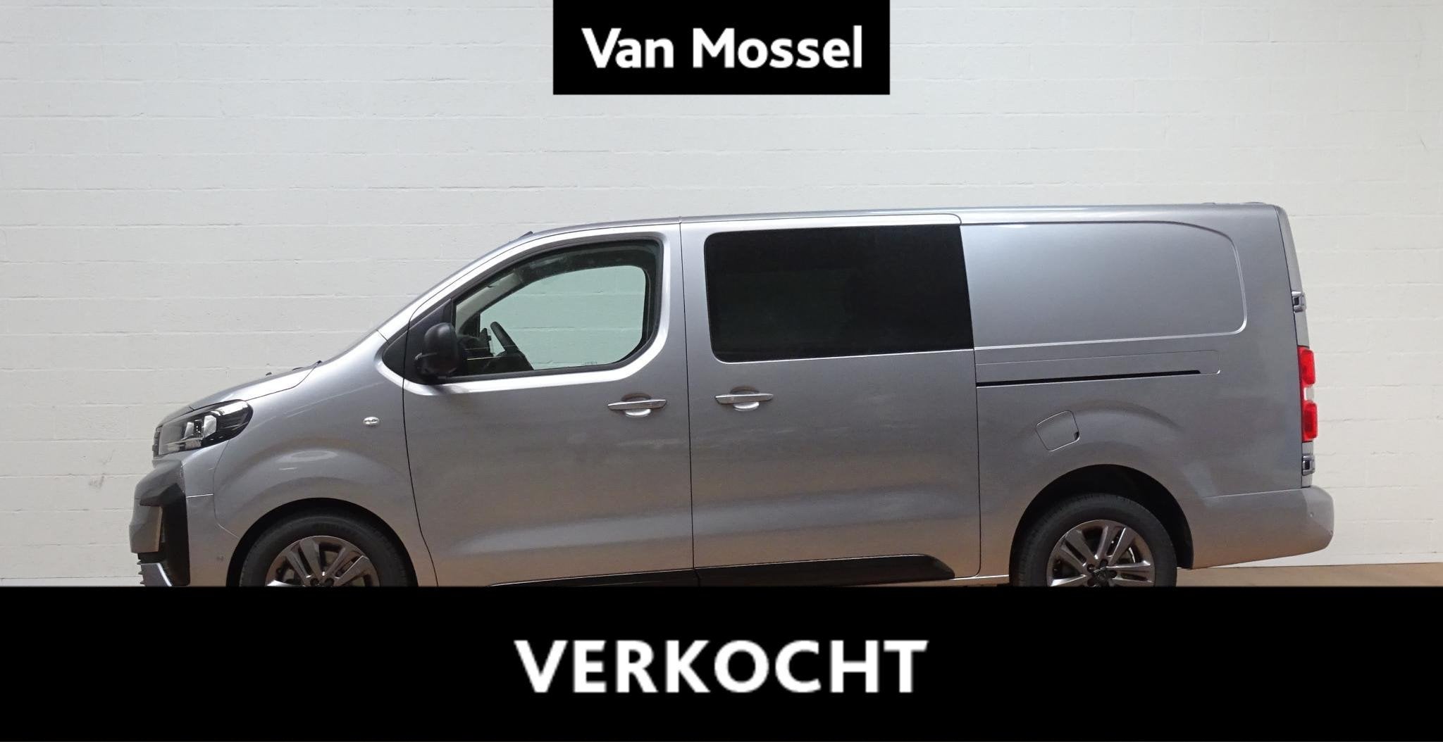 Peugeot Expert Long DC L3 2.2 BlueHDi 180 EAT8, Auto's, 4 deurs, Stof, Zwart, 4 cilinders