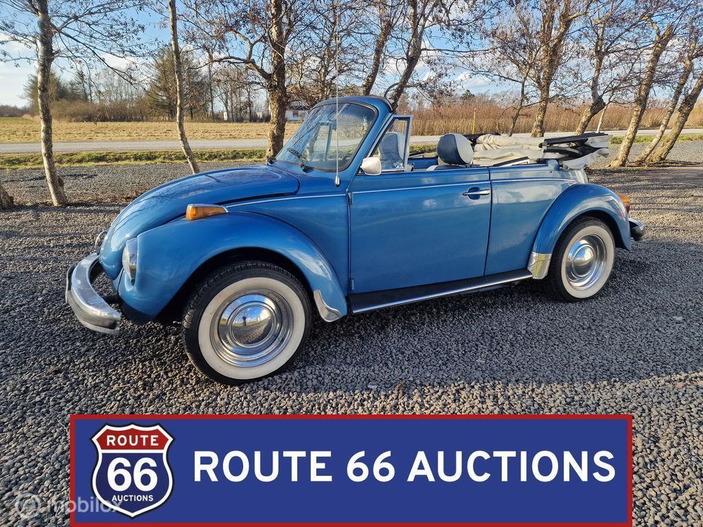 Volkswagen Super Beetle Cabriolet | 1978 | Route 66 Auctions, Autos, Oldtimers & Ancêtres, Entreprise, Achat, Volkswagen, Essence
