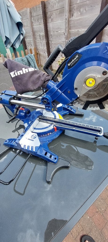 Einhel afkort en verstekzaag, Bricolage & Construction, 600 à 1200 watts, Scie à onglet, Comme neuf, Enlèvement