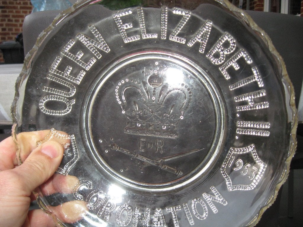 glazen schotel  25 centimeter, Ophalen