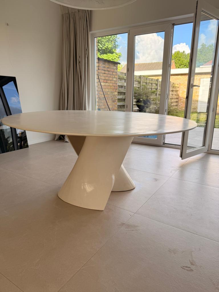 S table MDF Italia, Huis en Inrichting, Ophalen, Gebruikt, 150 tot 200 cm