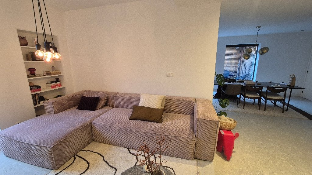 Blok 4-zitsbank met chaise longue – Kave Home, Ophalen, 300 cm of meer, Zo goed als nieuw, Vierpersoons of meer