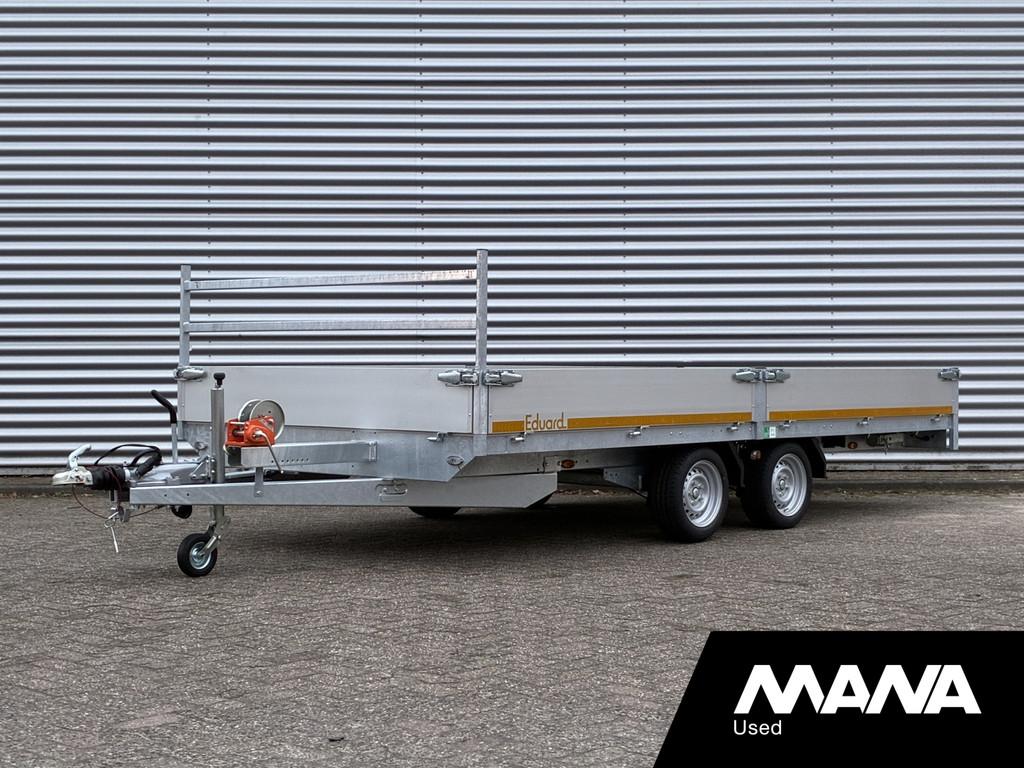 EDUARD P4 Plateau 450x220 VOORREK - LIER - LED VERLICHTING -, Auto diversen, Aanhangers en Bagagewagens, MANA Bedrijfswagens, Nieuw