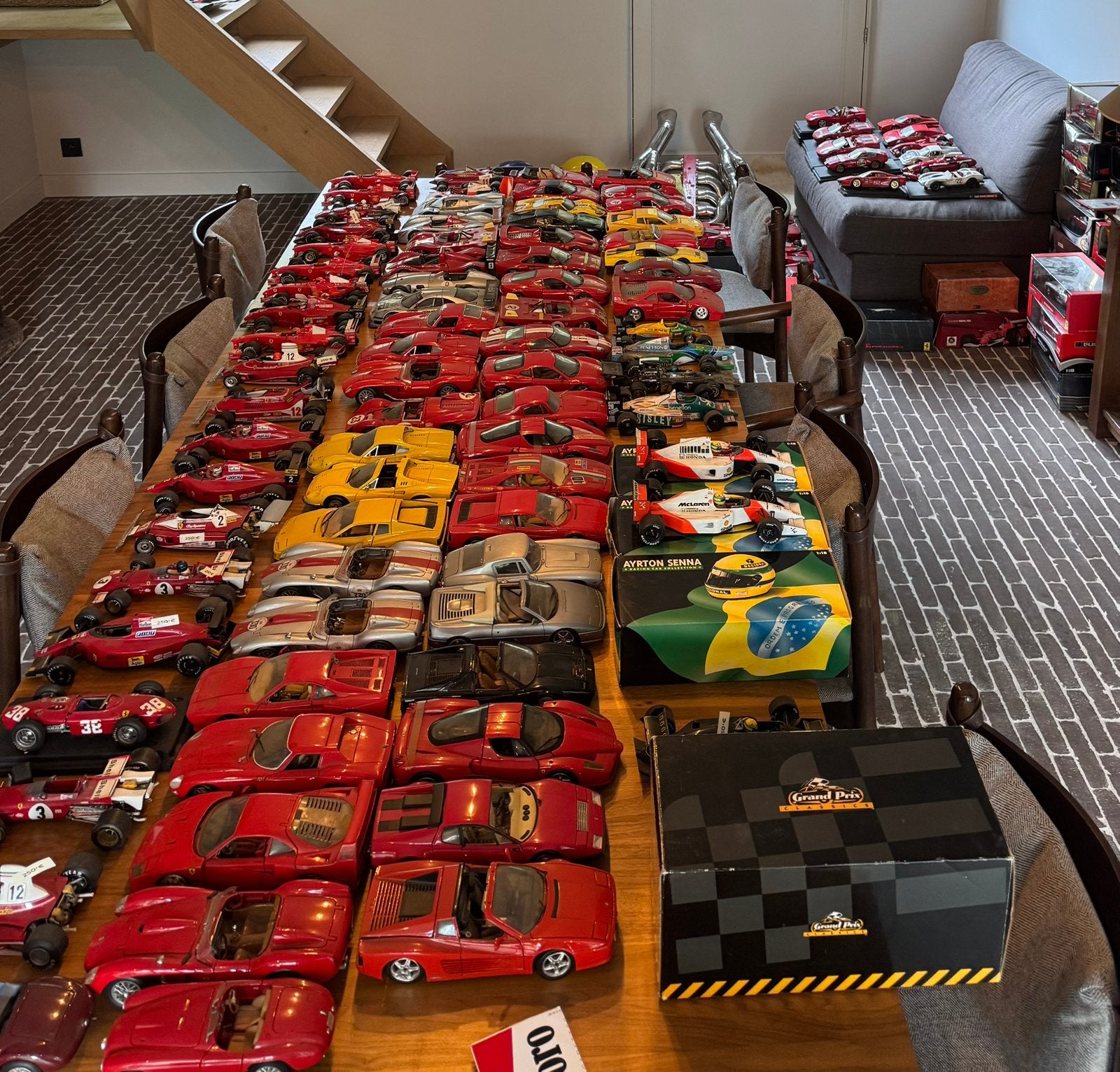 Ferrari collectie miniatuur 1:18, Ophalen of Verzenden, Auto