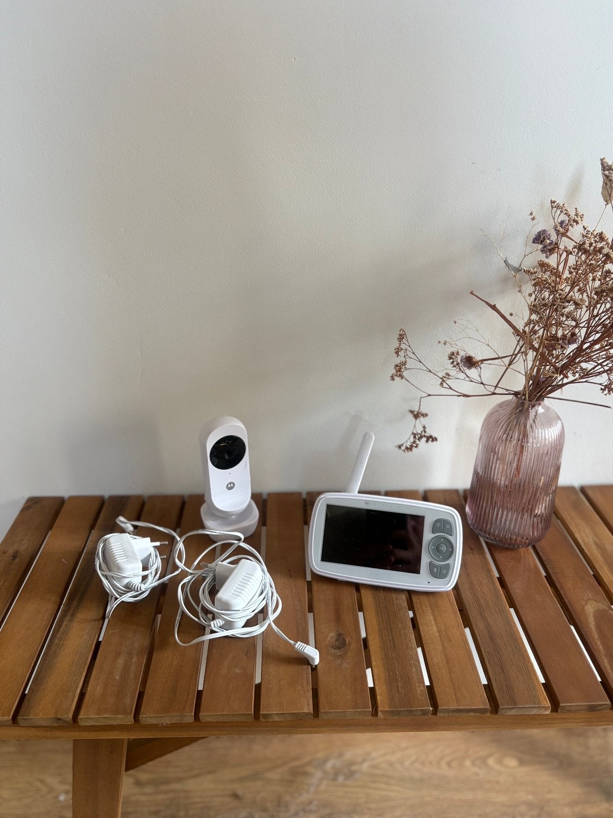 Motorola EASE34 video babyfoon met camera, 4,3” scherm, Ophalen of Verzenden, Zo goed als nieuw, Camera