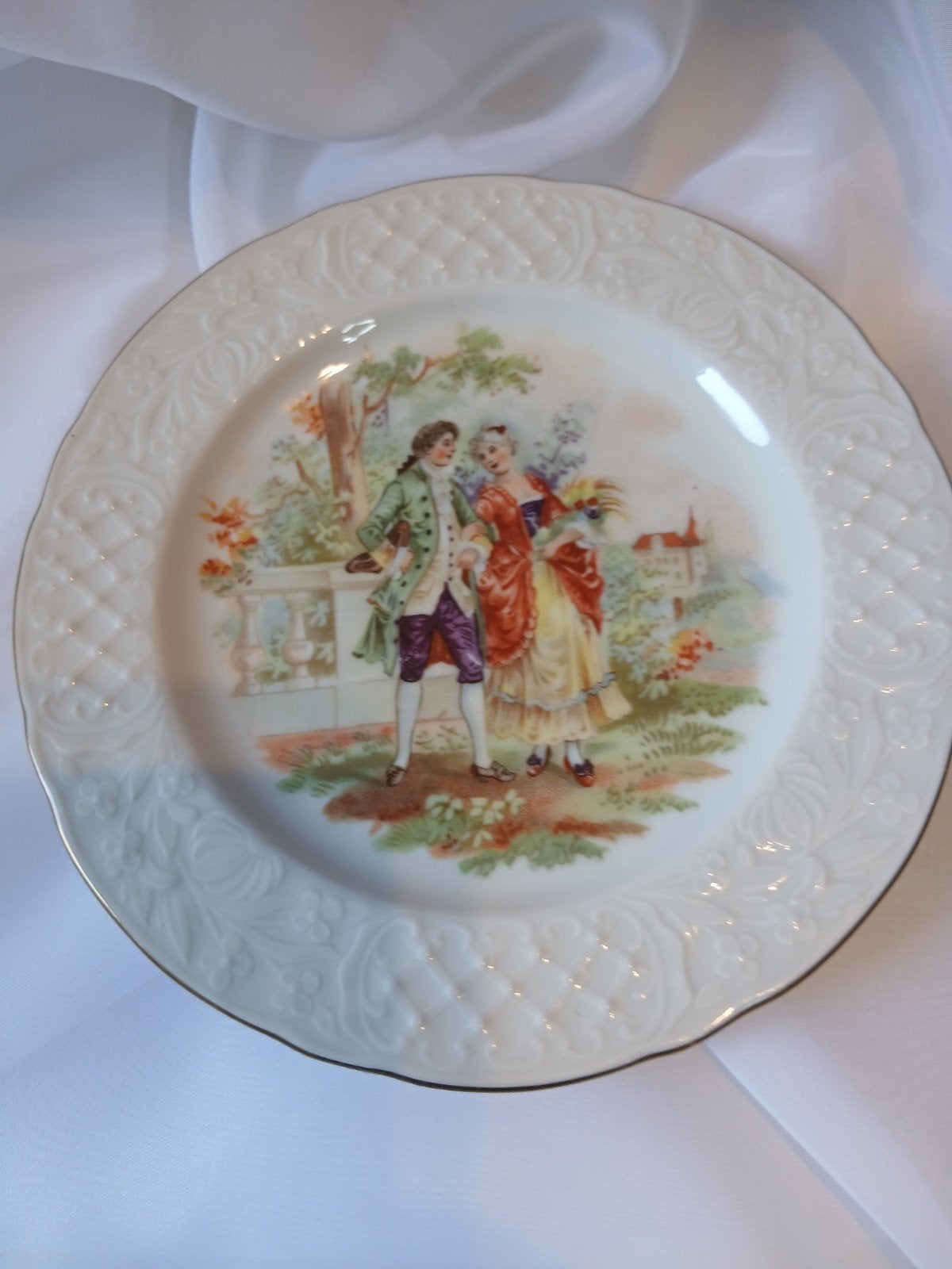 antieke bordjes genummerd, Ophalen of Verzenden