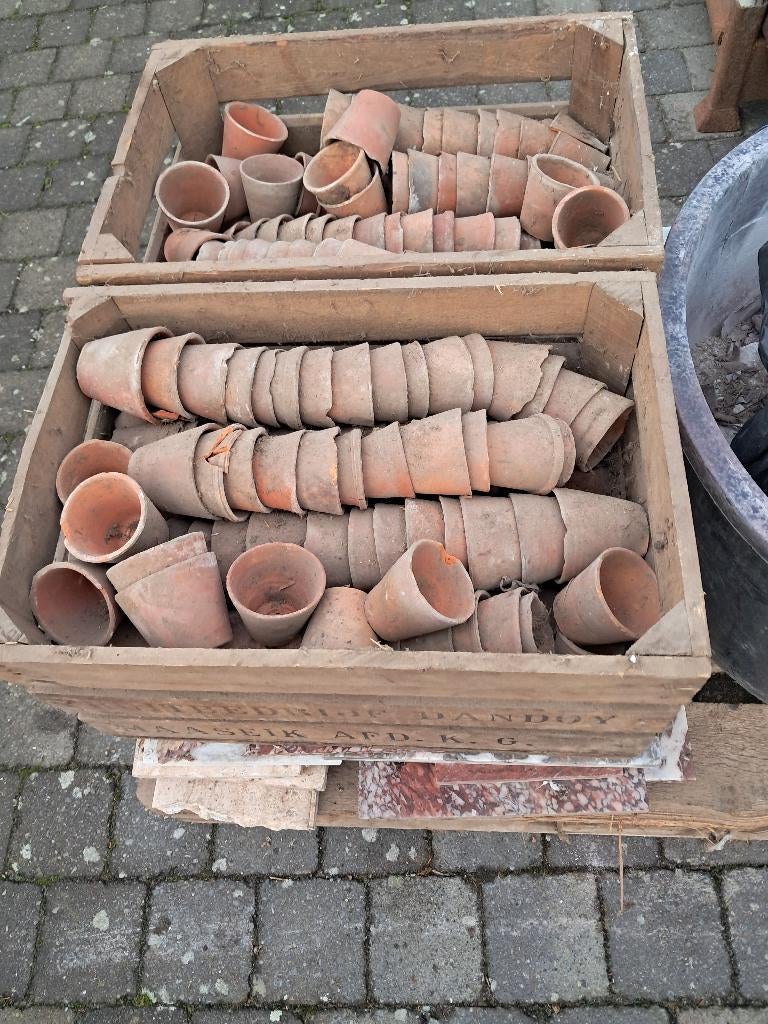 tuin, Ophalen, Terracotta, Tuin