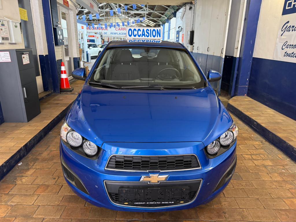 Aveo 1.2i Ls 2011 airco 73.400 km 86 pk, Auto's, Chevrolet, Voorwielaandrijving, Euro 5, Stof, 4 cilinders