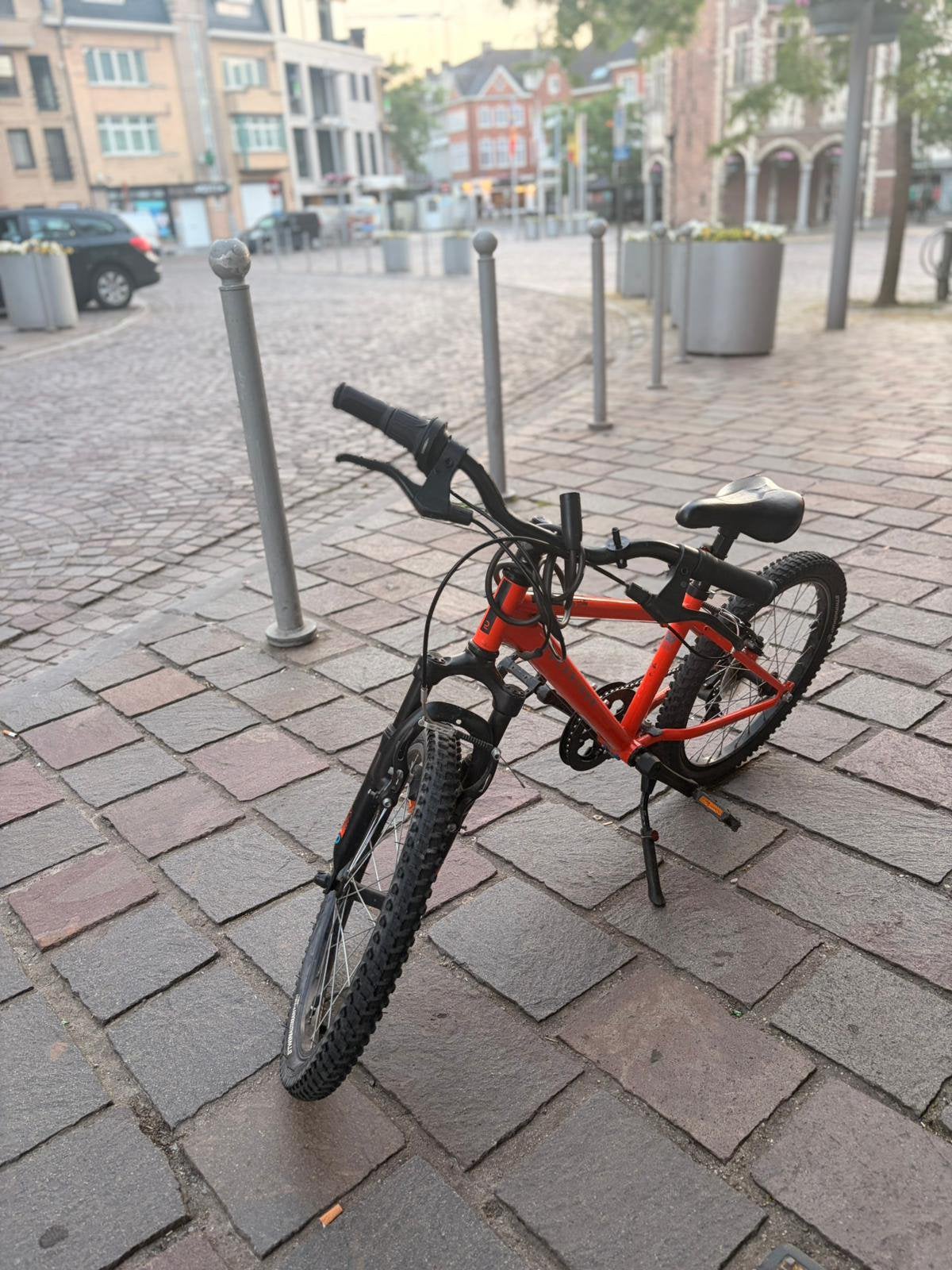 Stoere oranje Rockrider EXPL 500kinderfiets mtb (20 inch), Enlèvement, Comme neuf, 20 pouces