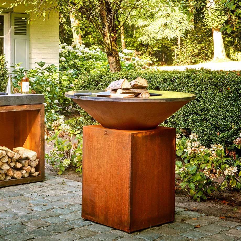 Ofyr classic corten 100 [NIEUW IN DE DOOS], Tuin en Terras, Houtskoolbarbecues, Ophalen, Nieuw