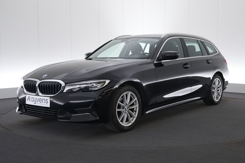 (2BPT925) BMW 3 TOURING, Auto's, Zwart, Bedrijf, 5 deurs, 150 pk