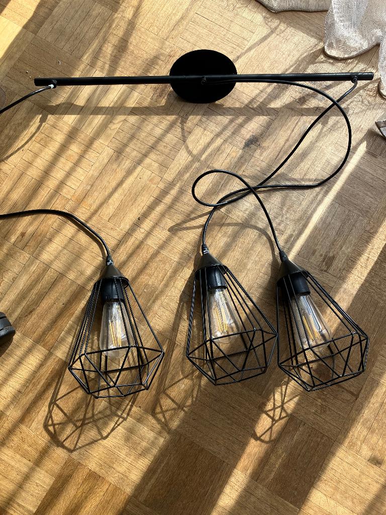 Luminaire, Comme neuf, Enlèvement, 50 à 75 cm, Industriel