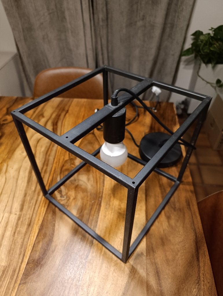 Plafonnier €15, Autres culots, Industriel, Noir, Comme neuf