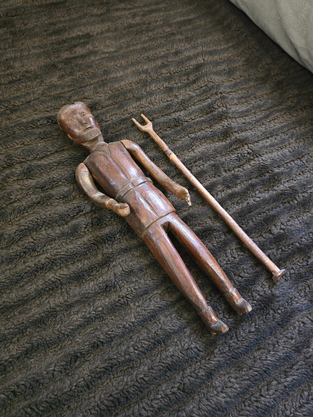statue ancienne en bois (poupée), Enlèvement ou Envoi, Bois, Statue, Autres sujets