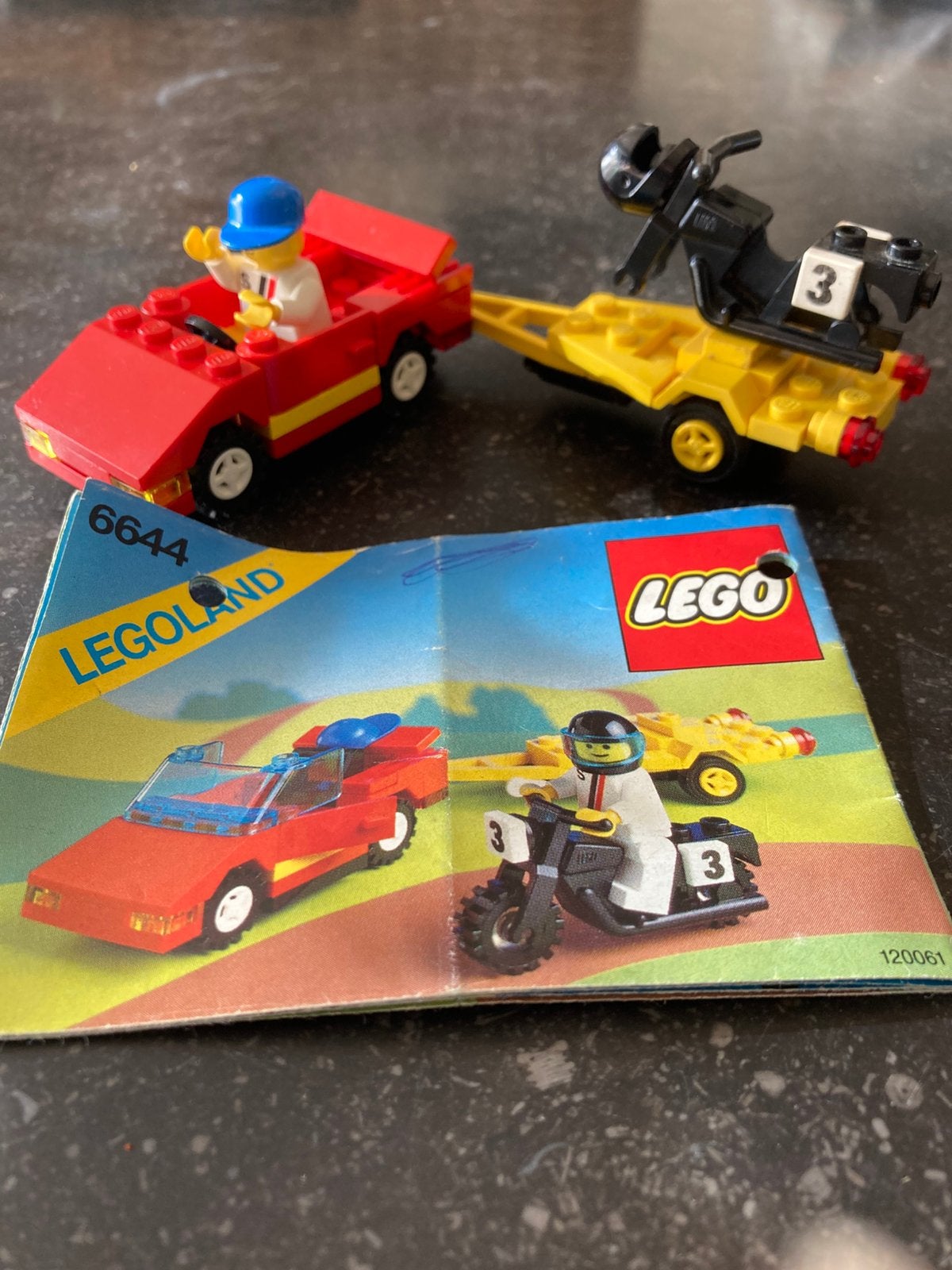Lego legoland auto en moto 6644, Ophalen of Verzenden, Gebruikt, Lego, LEGOLAND