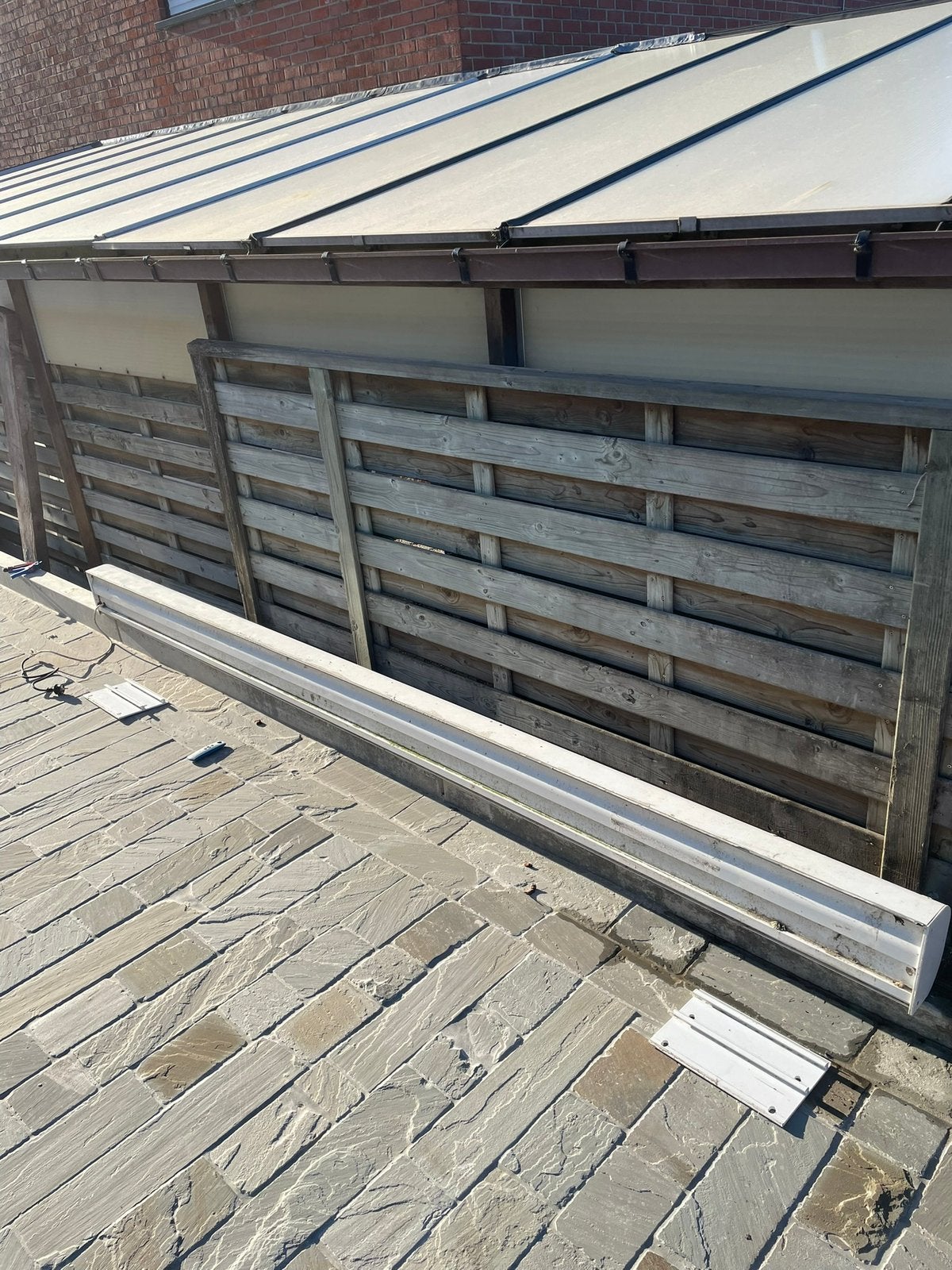 Winsol elektrische luifel, Tuin en Terras, Ophalen, Zo goed als nieuw