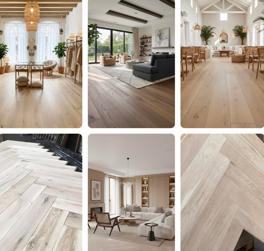 PARKET VLOEREN EIKEN HOUTEN VISGRAAT NERGENS GOEDKOPER!!, Tuin en Terras, Ophalen of Verzenden, Nieuw