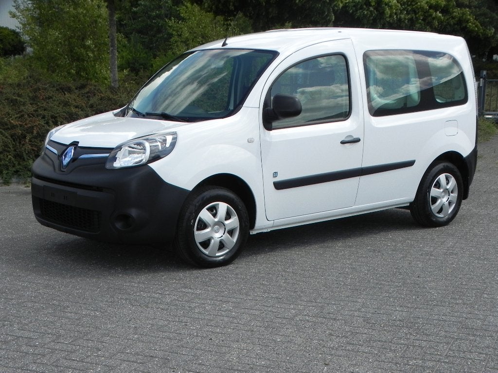 Renault Kangoo Z.E. elec lichte vracht, Auto's, Euro 5, Stof, Renault, Wit