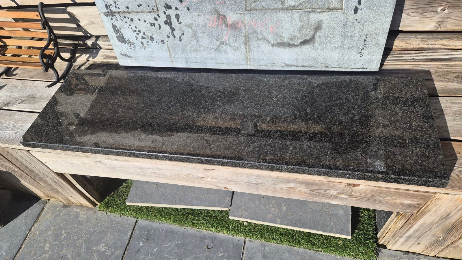 tablet graniet, Ophalen