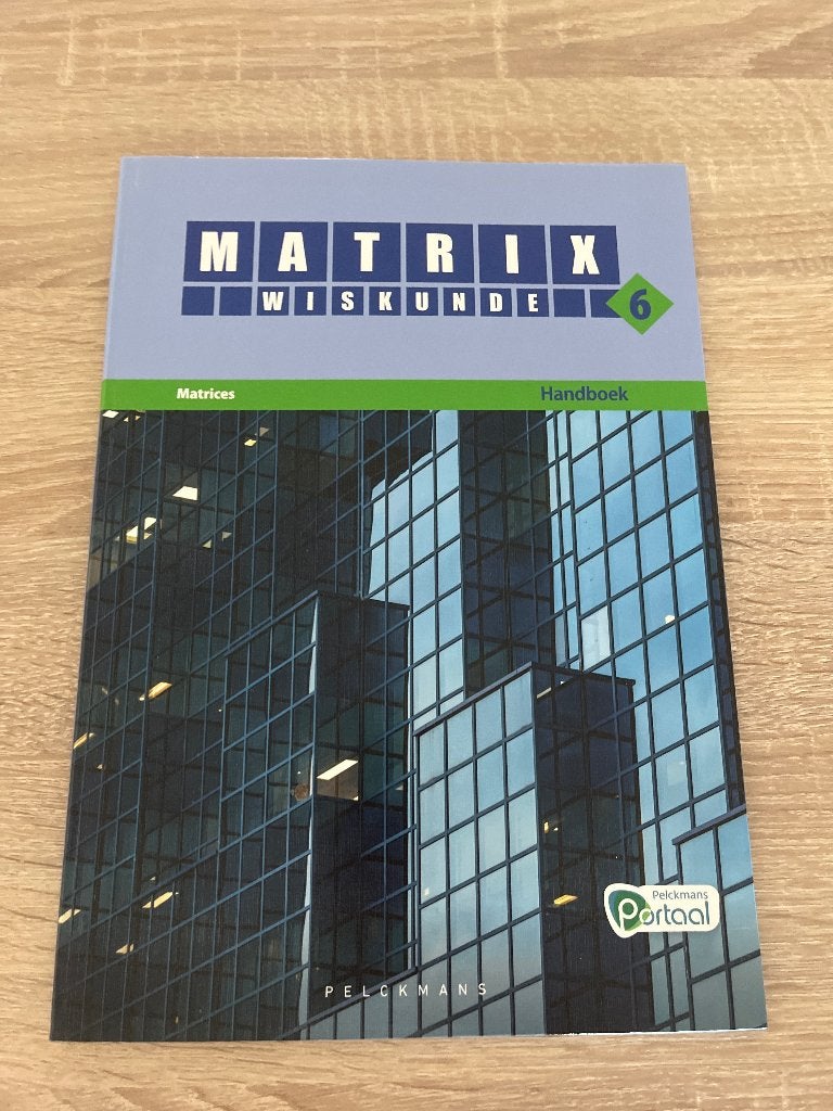 Matrix 6 matrices handboek, Livres, Livres scolaires, Neuf, Enlèvement, Secondaire, Pelckmans