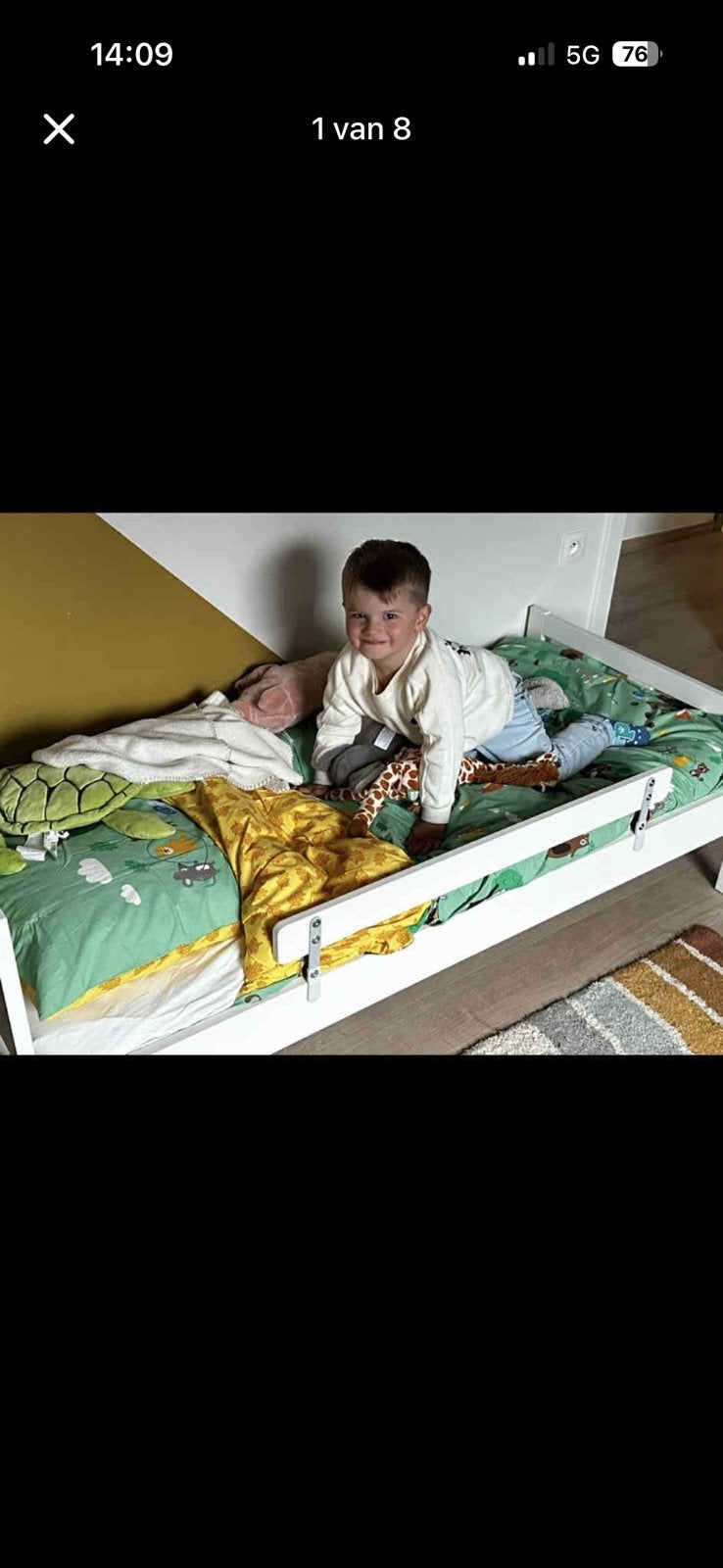 Peuterbed ikea 1 jaar gebruikt, Kinderen en Baby's, Ophalen, Zo goed als nieuw