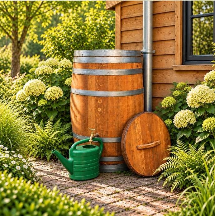 Eiken wijnvaten, wijnvat, regenton, halve vaten, Tuin en Terras, Niet ingevuld, Gebruikt, Niet ingevuld, Ophalen of Verzenden