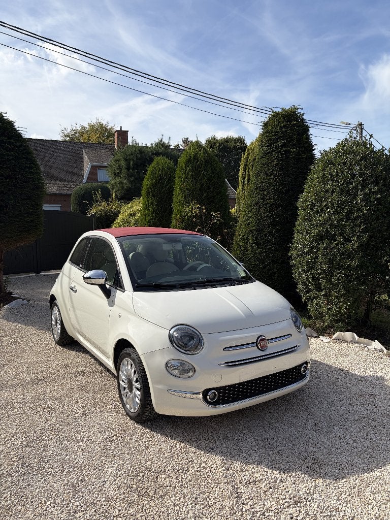 Fiat 500C 1.2i Lounge Lounge Cabriolet 72.500KM!! EURO 6, Autos, 1242 cm³, Achat, Cabriolet, Boîte manuelle