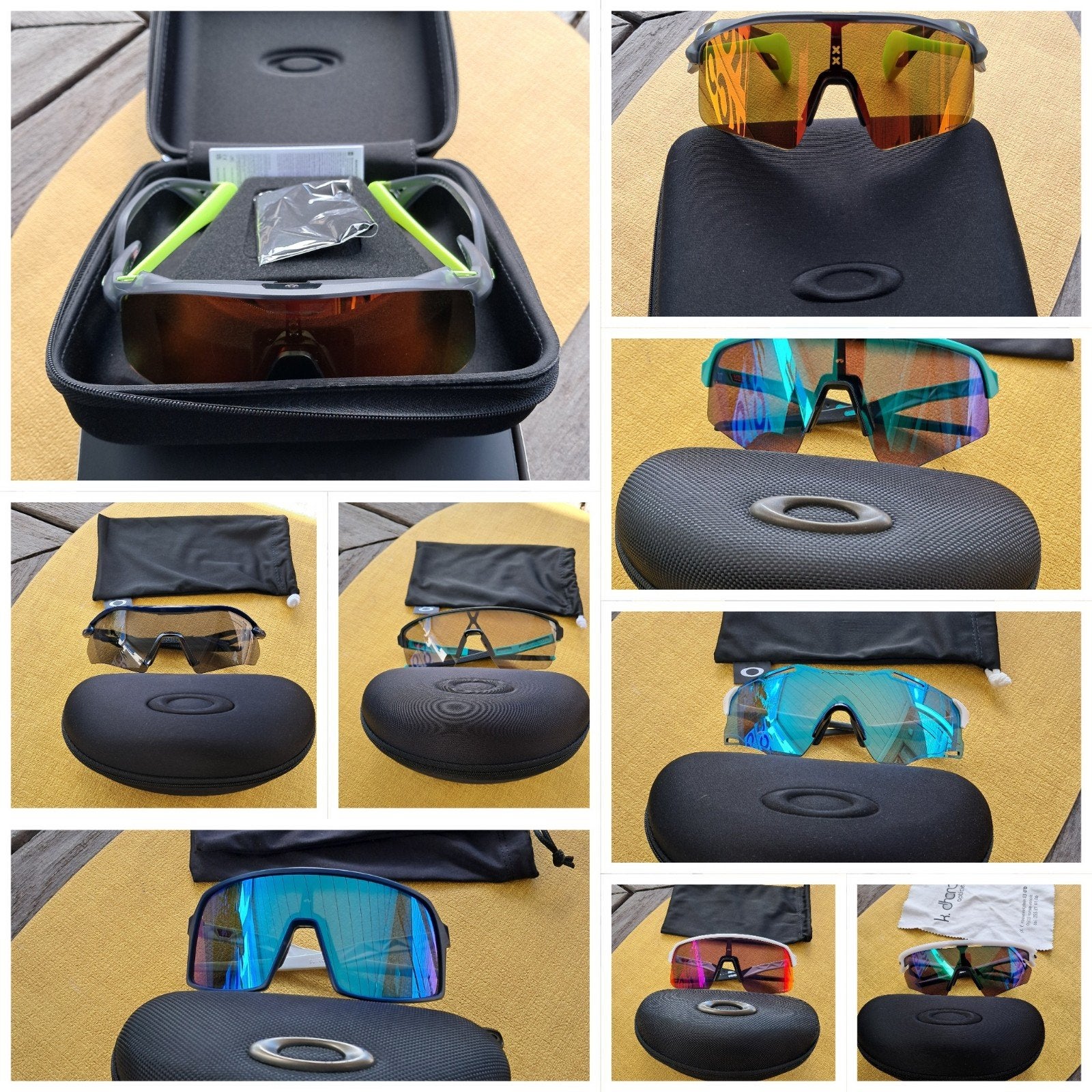 diverse fietszonnebrillen Oakley, 100%, Naos, KOO, PPEEQ..., Fietsen en Brommers, Ophalen of Verzenden, Zo goed als nieuw, S, Oakley