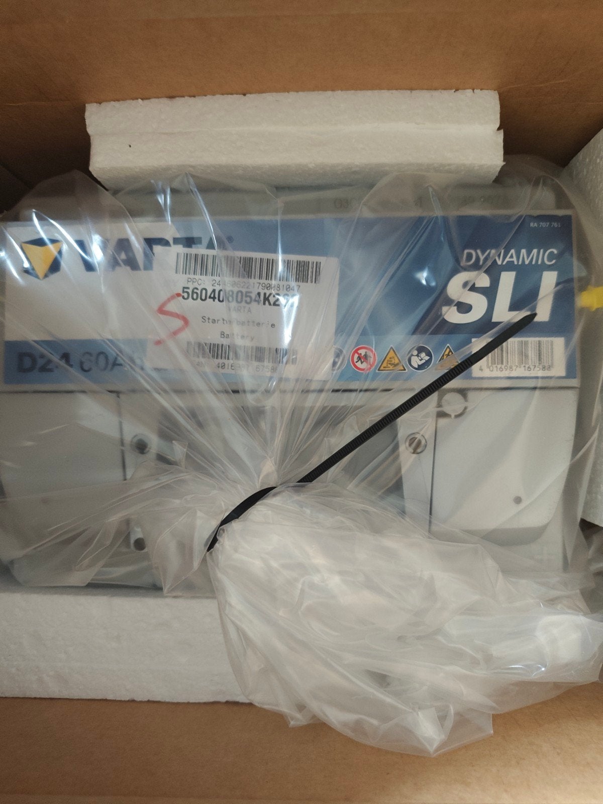 • Vartan.D.24.60Ah.540A
️ VARTA Dynamic SLI Accu, Divers, Enlèvement ou Envoi