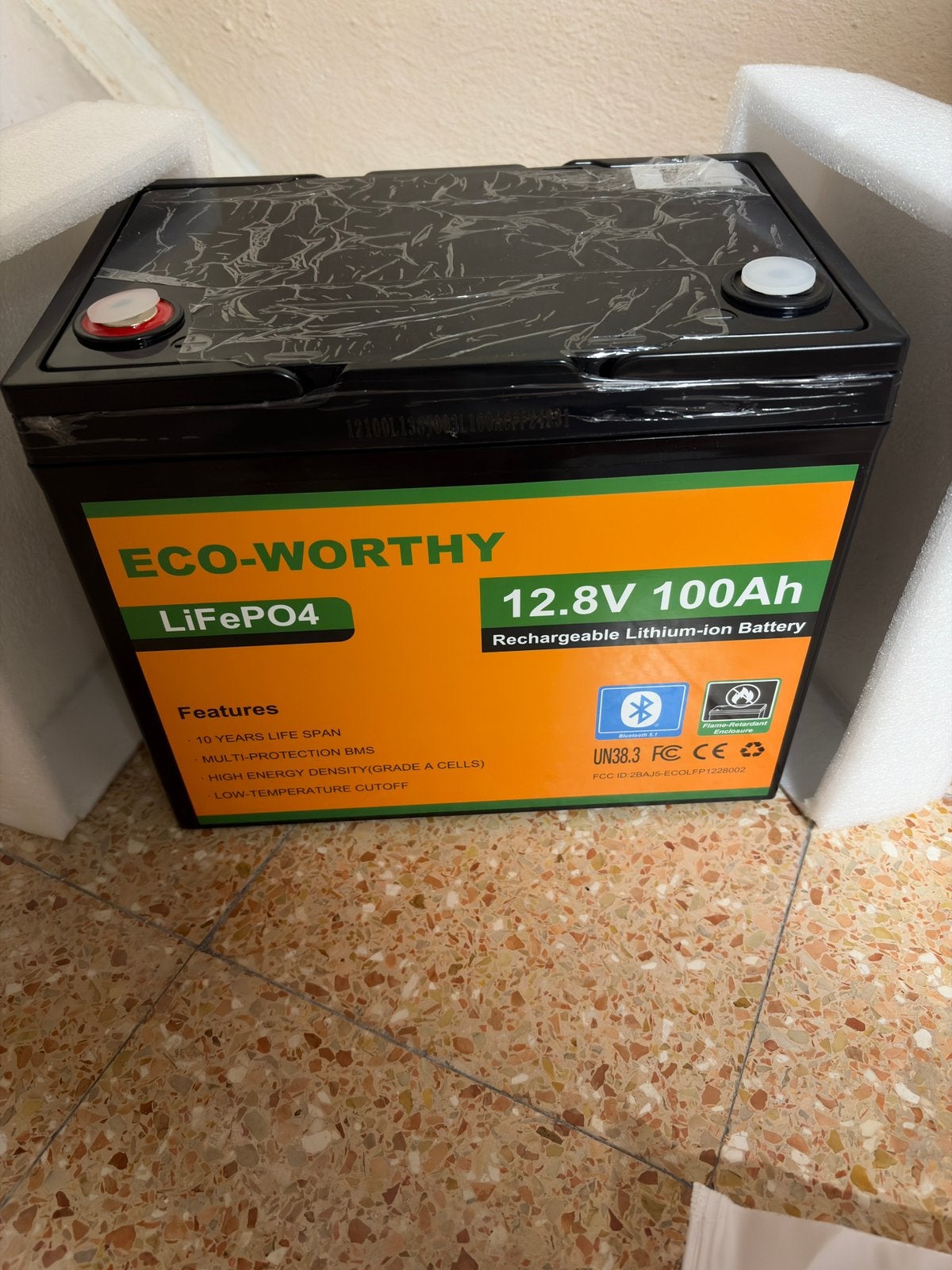 Eco worthy 100ah lithium accu  ongebruikt, Auto-onderdelen, Nieuw