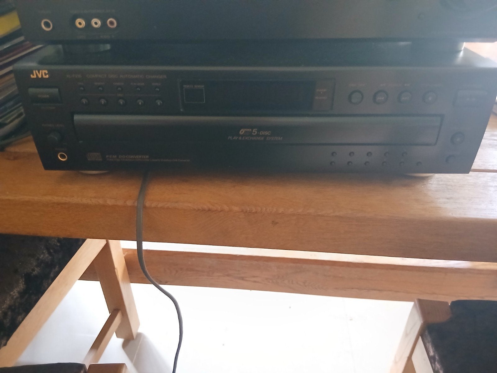 JVC XL-F254BK 5-Disc CD-Wisselaar (Getest & Werkend), Enlèvement, JVC