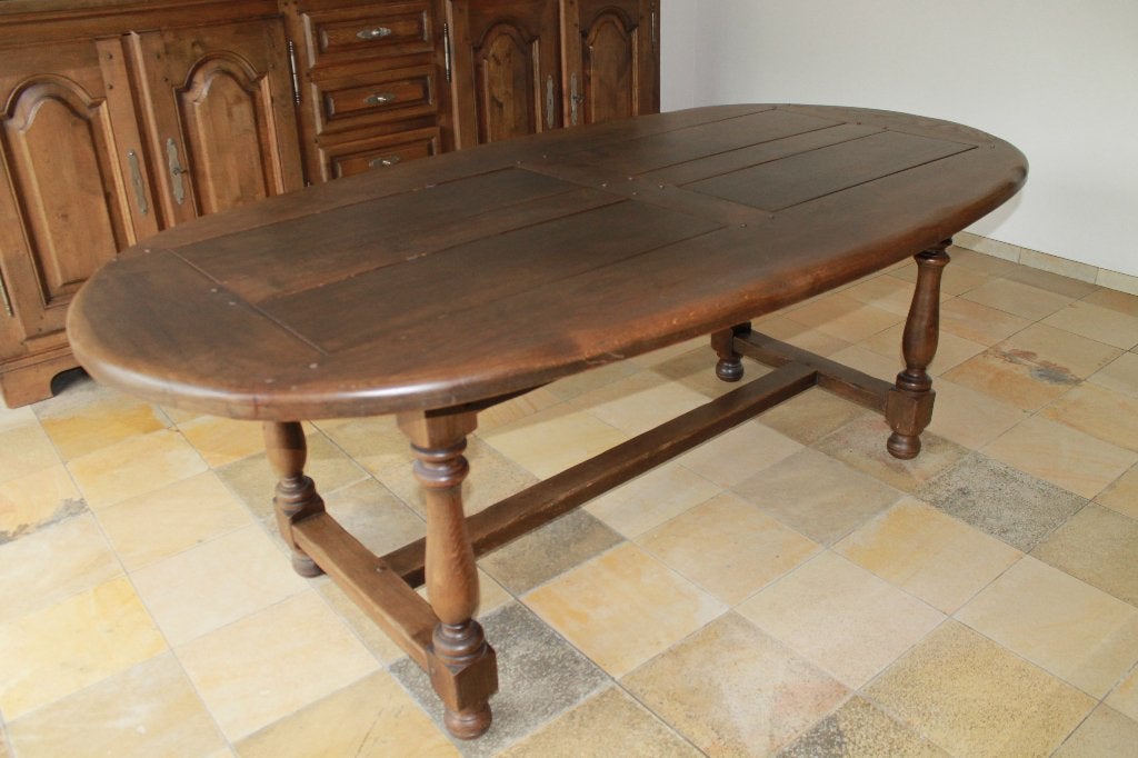 Eettafel, Ophalen, Gebruikt, 100 tot 150 cm, Oude stijl