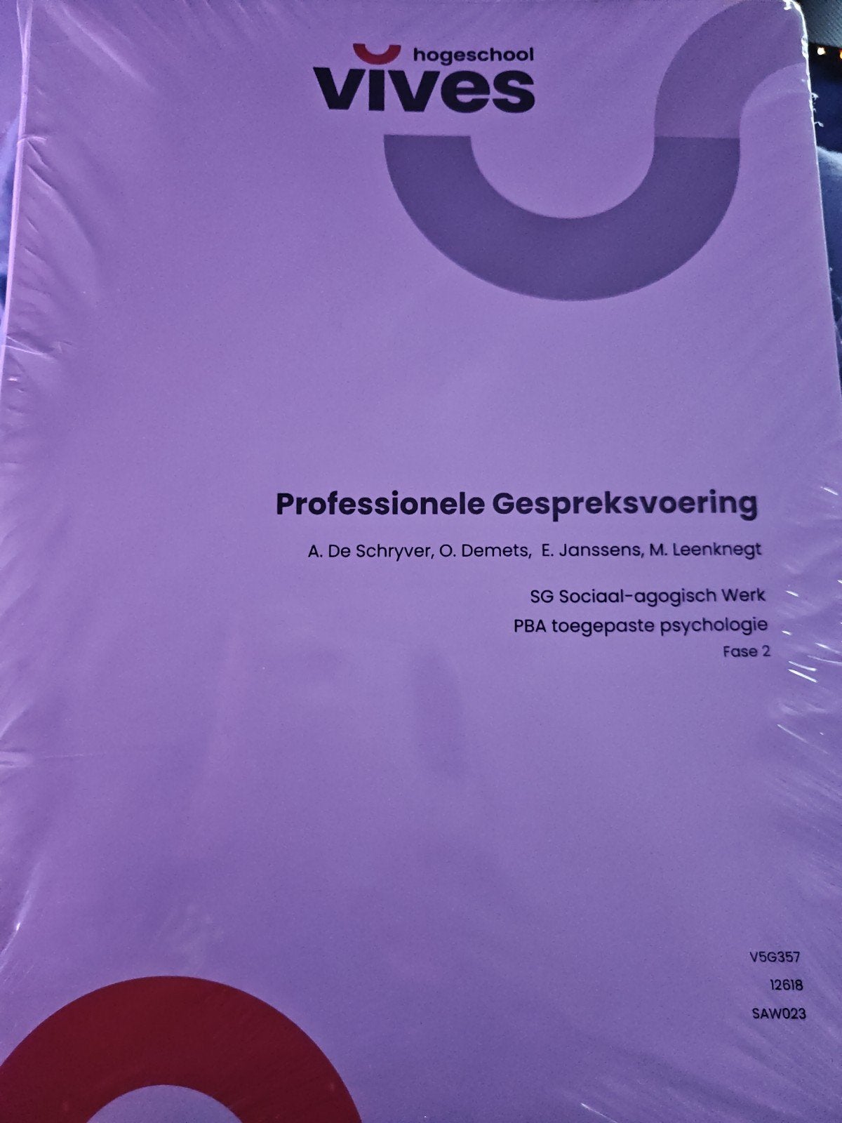 vives cursus professionele gespreksvoering, Boeken, Ophalen of Verzenden, Nieuw, Hoger Onderwijs