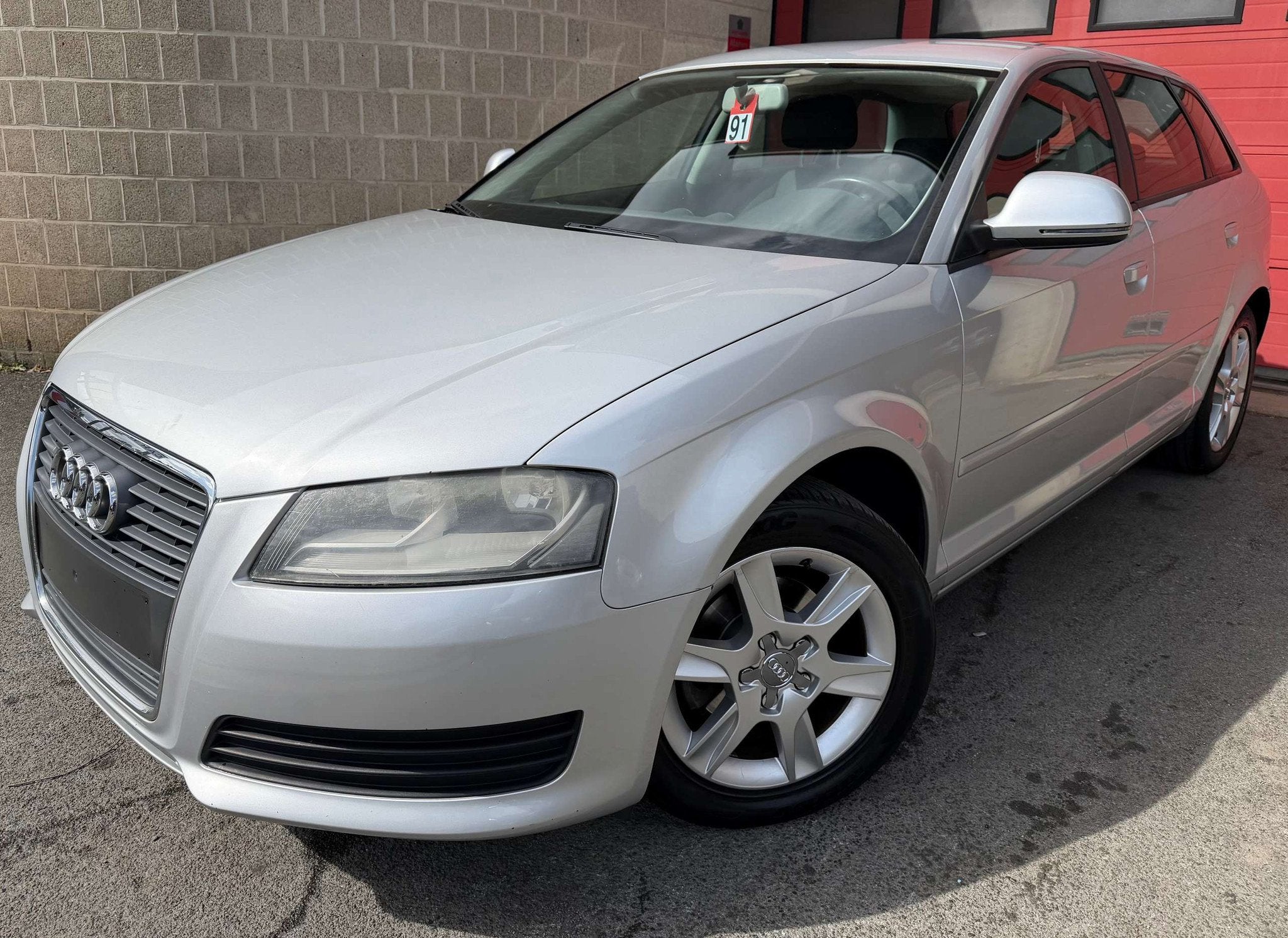 Audi A3 Sportback 1.9 TDi Ambiente + CLIM, Autos, Argent ou Gris, Achat, 105 ch, Entreprise