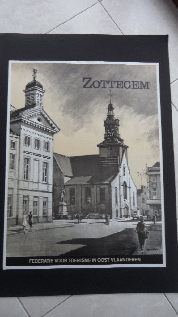 Affiche ZOTTEGEM de 1960, Enlèvement ou Envoi