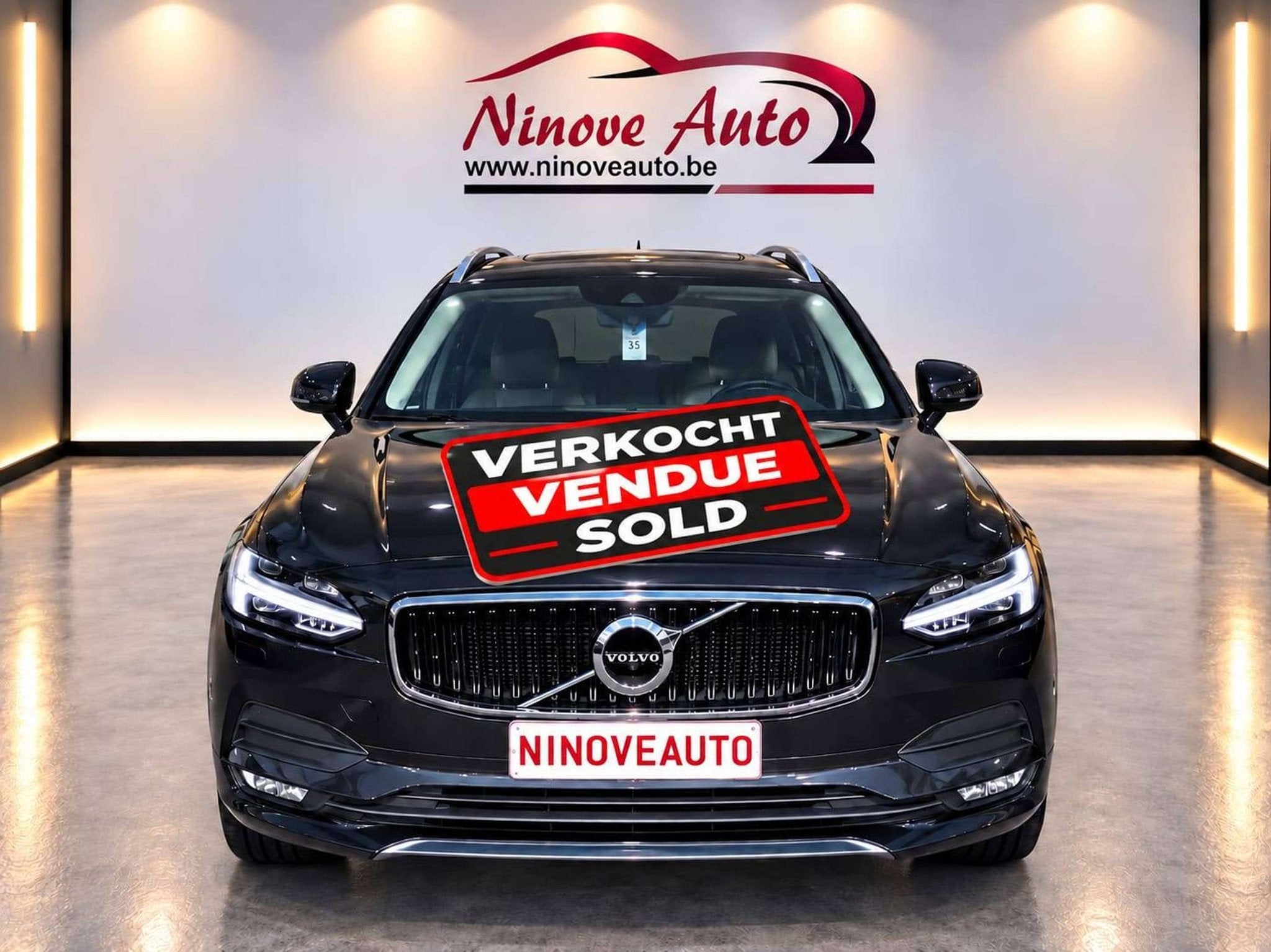 Volvo V90 2.0 D3 AUTOMAAT CAMERA NAVI AIRCO CRUISE, Cuir, Argent ou Gris, Achat, V90