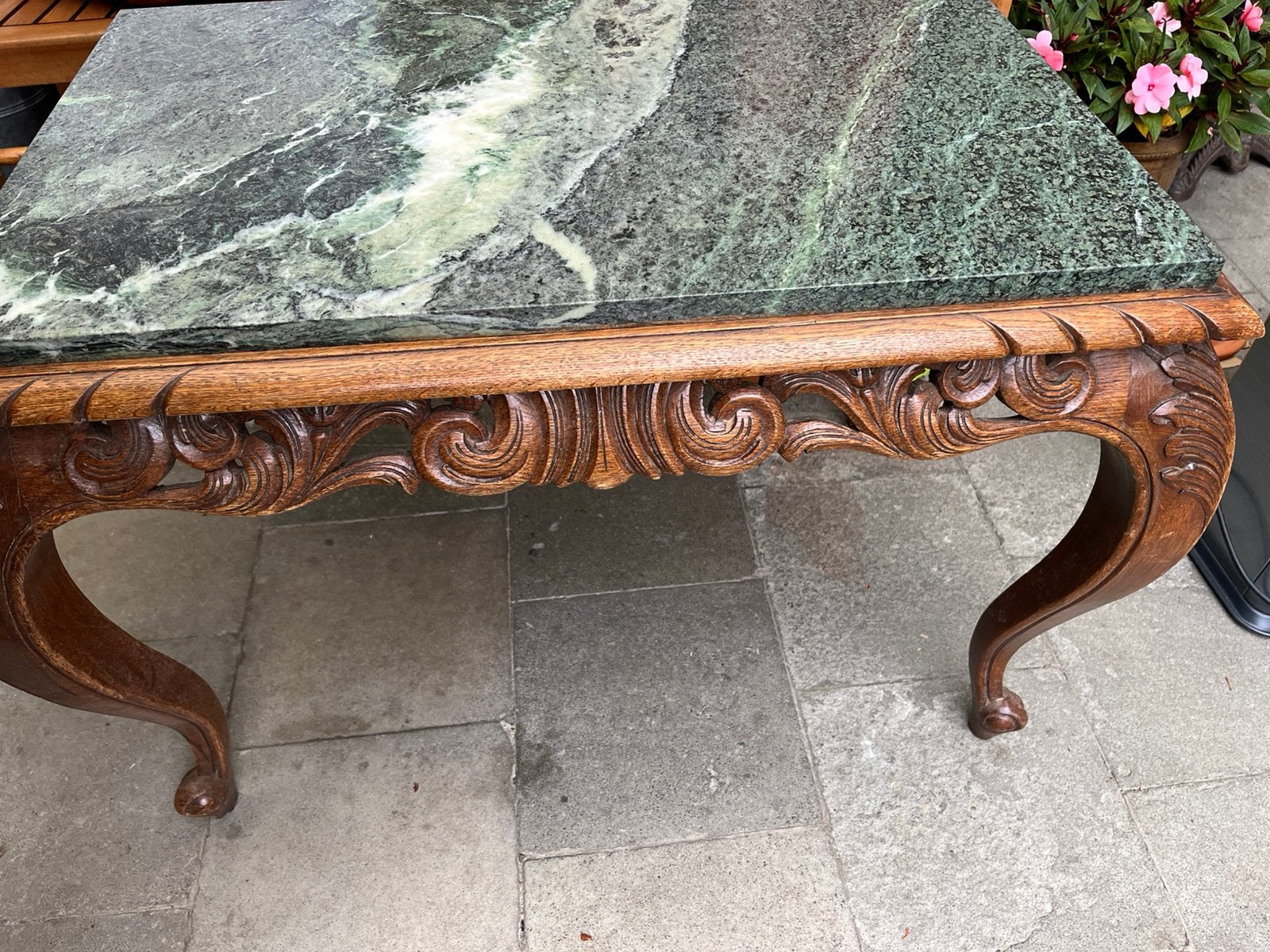 Salontafel met marmerenblad, Antiek en Kunst, Ophalen