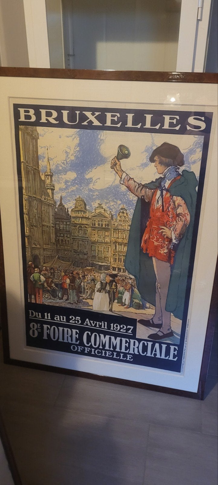 Affiche de Bruxelles, Enlèvement