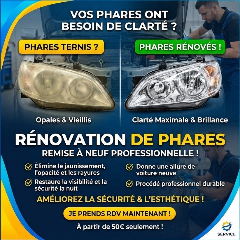 Renovateur phare, Autos : Pièces & Accessoires, Éclairage, Enlèvement ou Envoi, Neuf