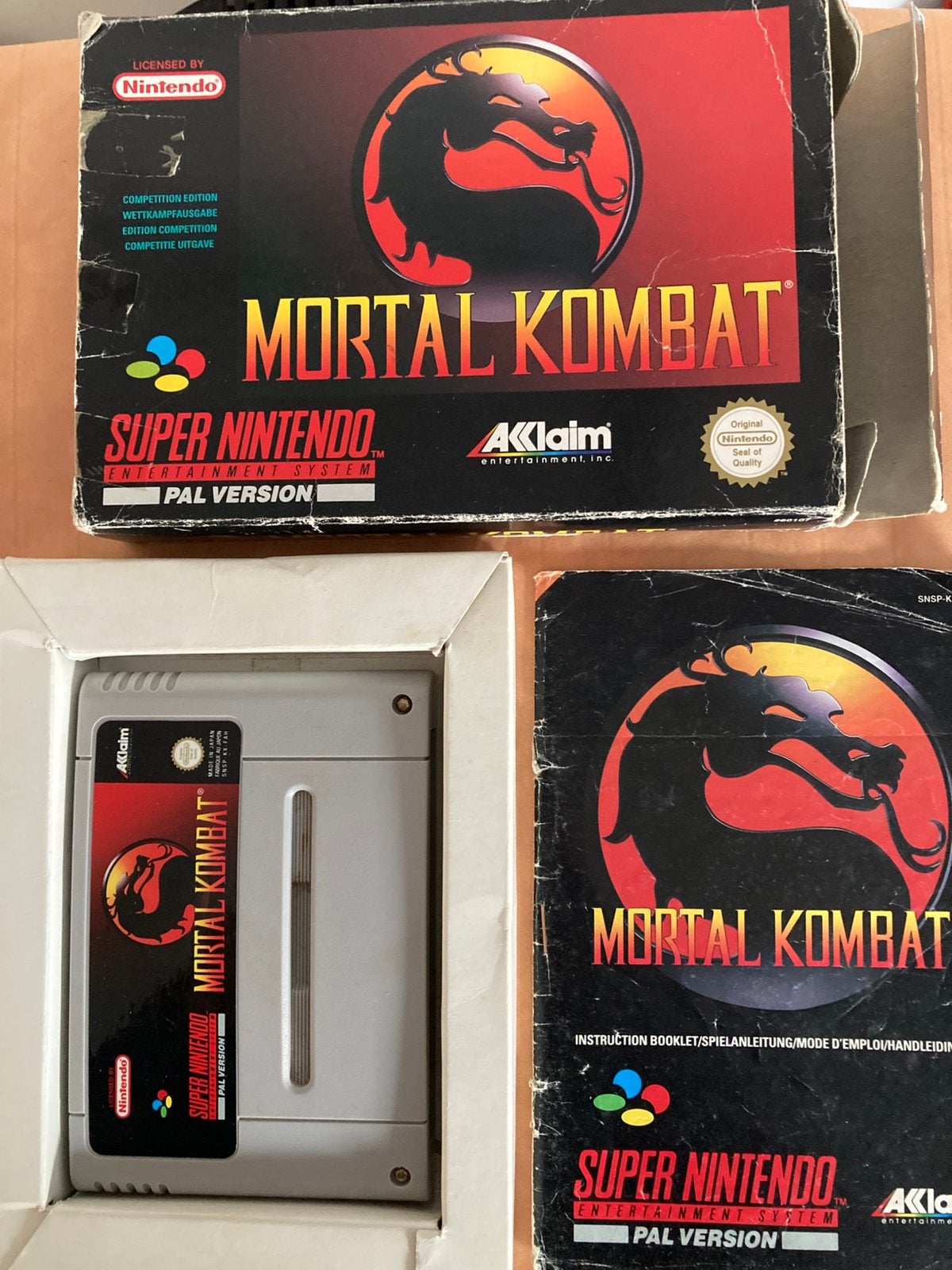 SNES Mortal Kombat (CIB), Consoles de jeu & Jeux vidéo, Enlèvement ou Envoi, Utilisé