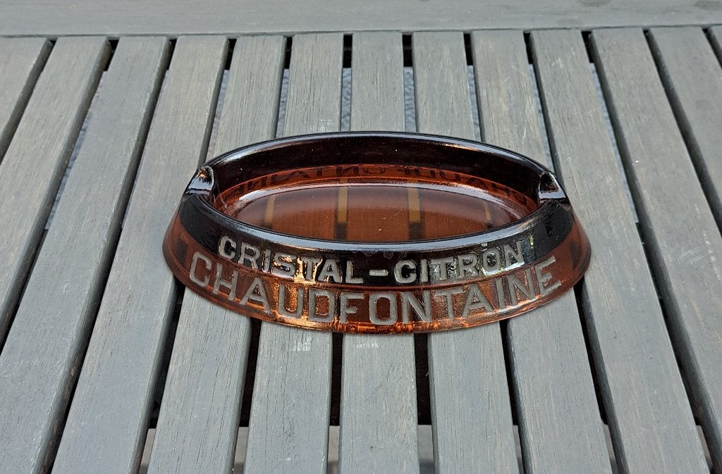 Citron Cristal Chaudfontaine, Collections, Marques & Objets publicitaires, Enlèvement ou Envoi, Utilisé, Panneau publicitaire