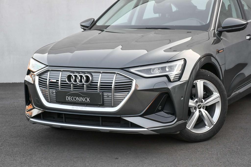 Audi e-tron *QUATTRO*SPORTBACK*S-LINE*MEMORY*360 CAM*LEDER*, Autos, Cuir, Argent ou Gris, Alarme, Euro 6