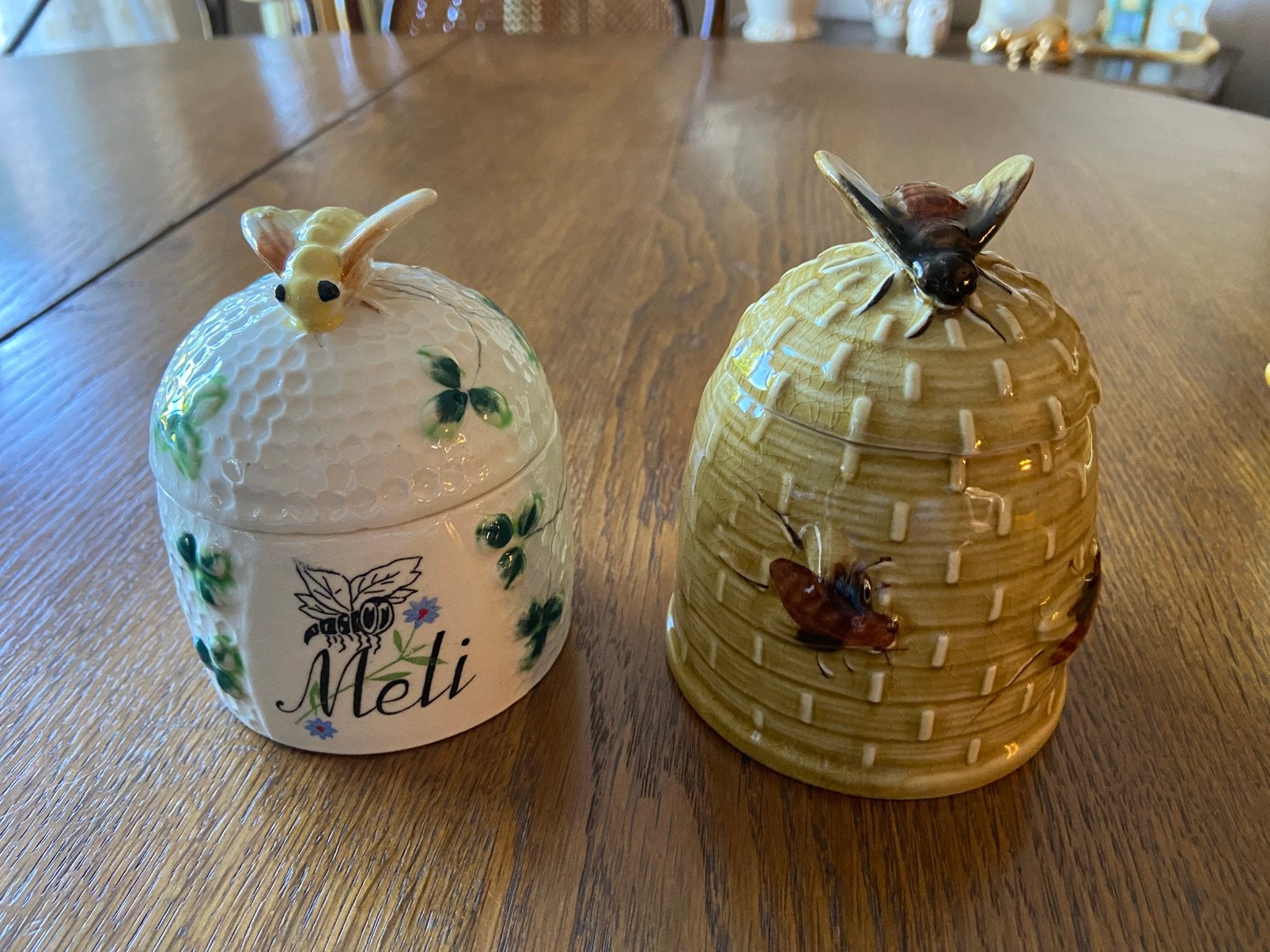 Pots a miel, dont un de marque Meli, Maison & Meubles, Accessoires pour la Maison | Vases, Enlèvement, Comme neuf