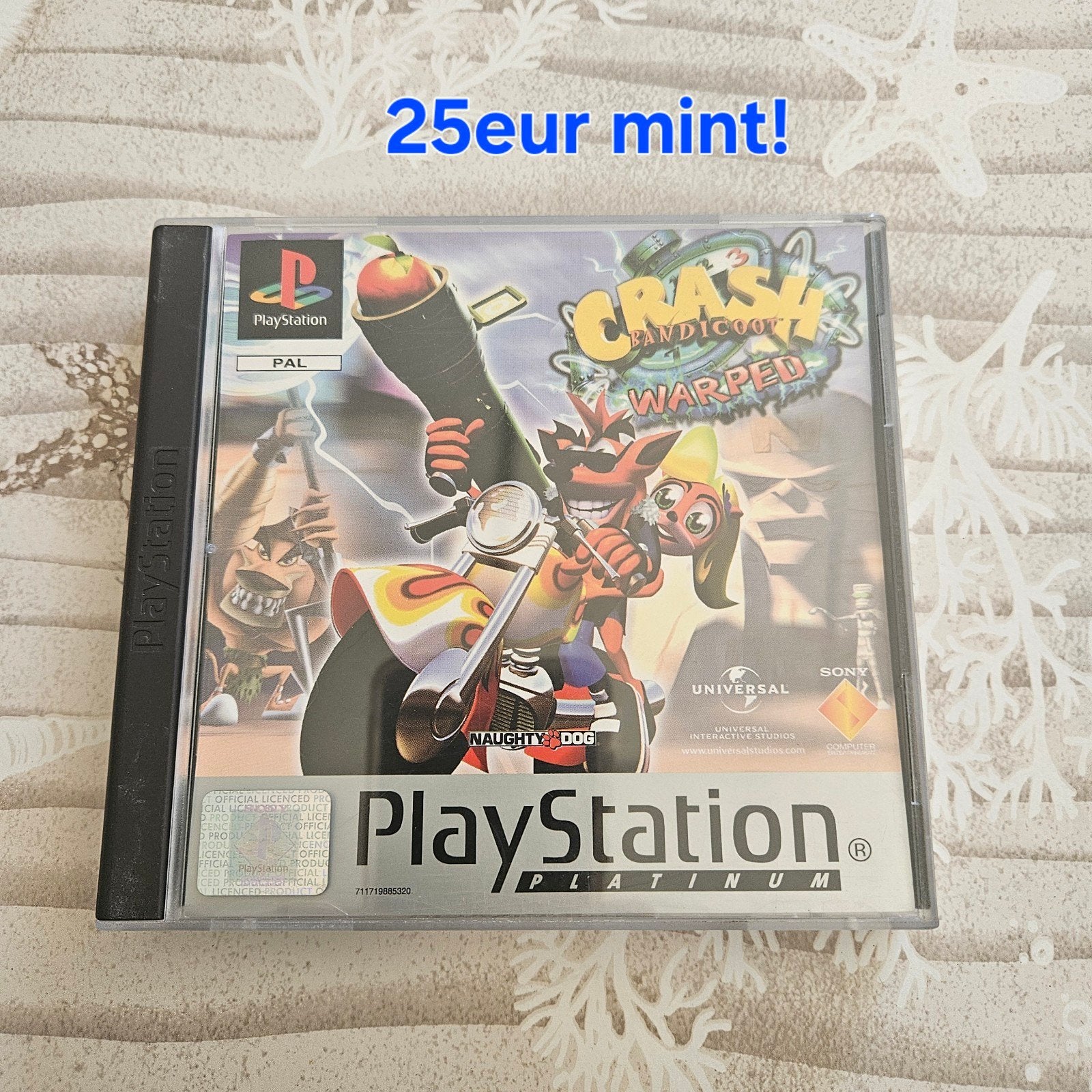 Crash Bandicoot warped ps1, Games en Spelcomputers, Ophalen of Verzenden, Zo goed als nieuw, Platform
