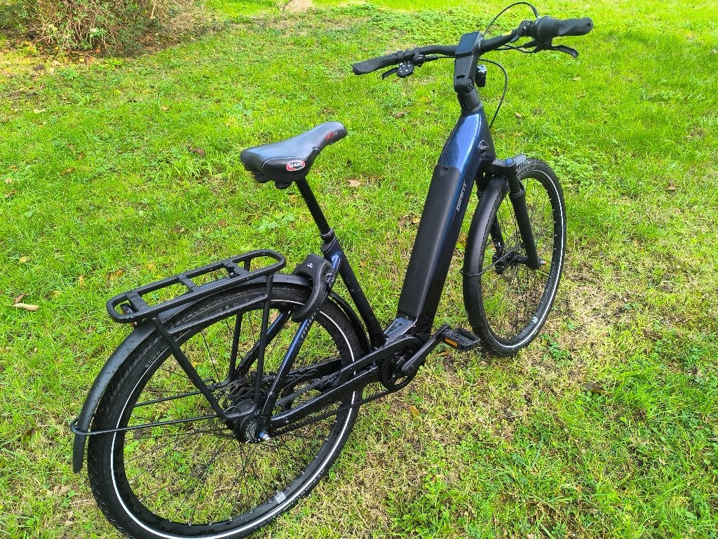 elektrische fiets van Giant, Fietsen en Brommers, Zo goed als nieuw, 50 km per accu of meer, 55 tot 59 cm, Giant