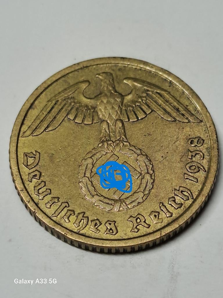 Allemagne 10 Reichspfennig  1938 A, Enlèvement ou Envoi, Allemagne, Monnaie en vrac
