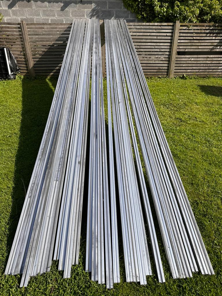 Schletter profile de montage solaire alu 40x40 6m NEUF, Bricolage & Construction, Panneaux solaires & Accessoires, Enlèvement